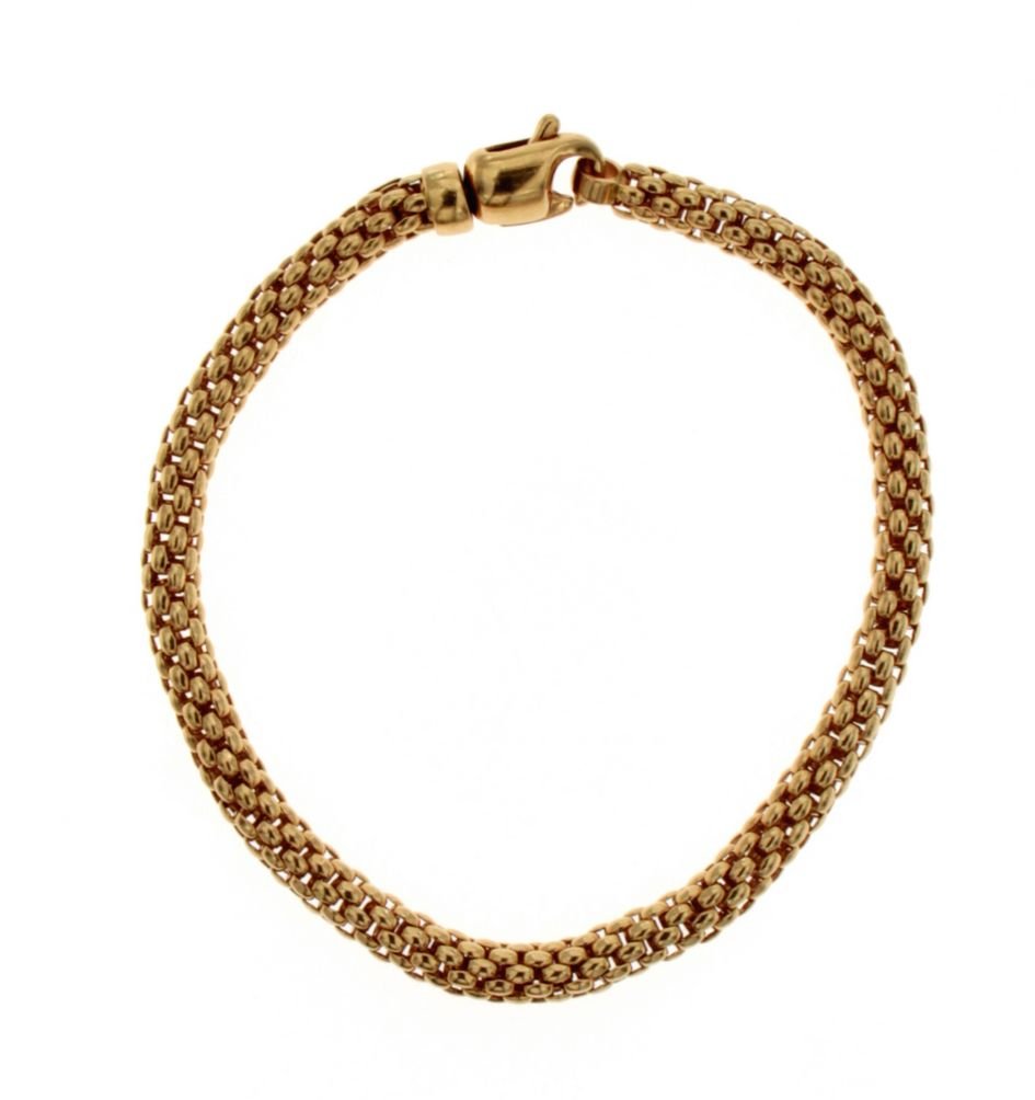 bracciale-in-oro-18-kt-tipo-snake-bros99s40205 Bracciale in oro 18 Kt tipo snake