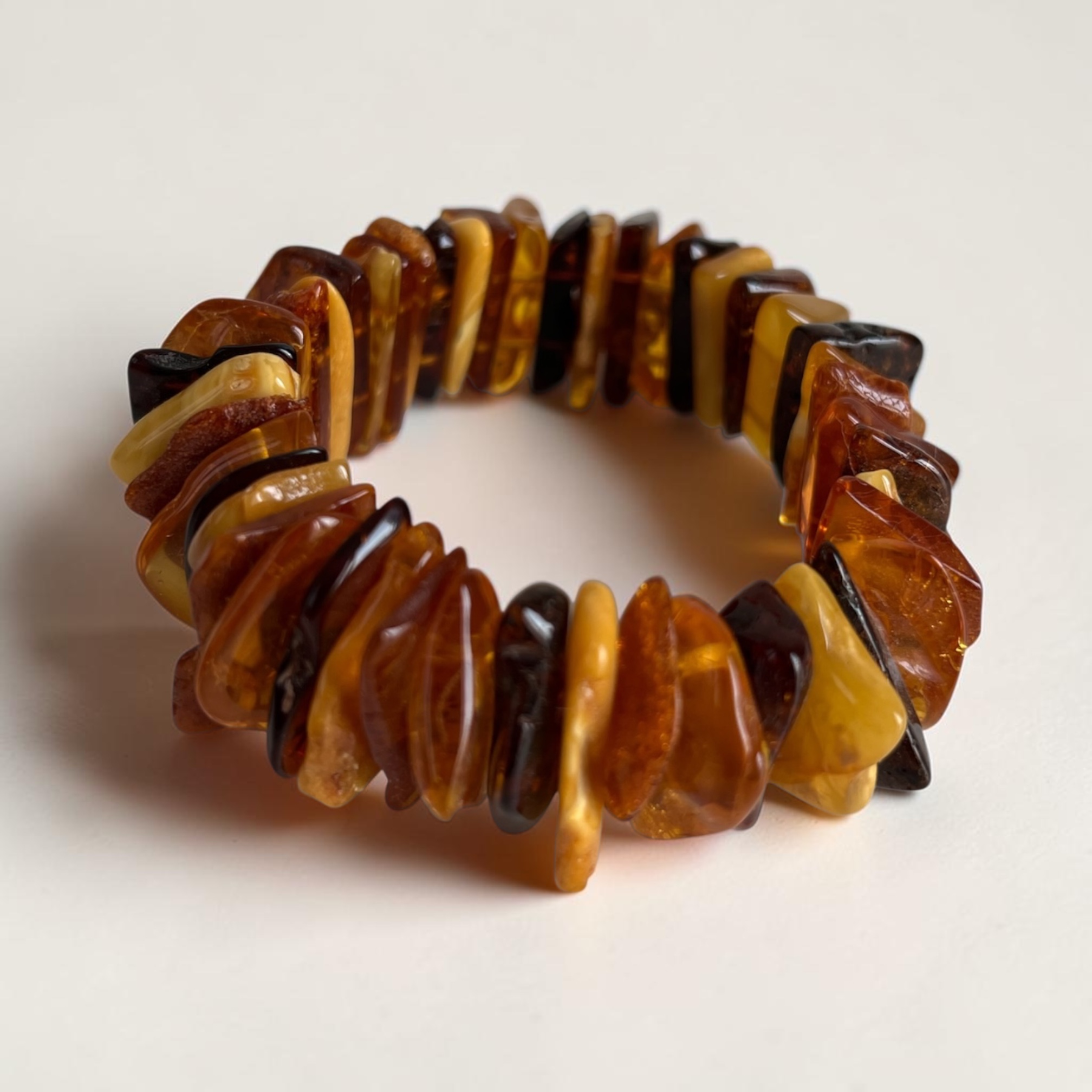 Bracciale in Ambra naturale del Mar Baltico